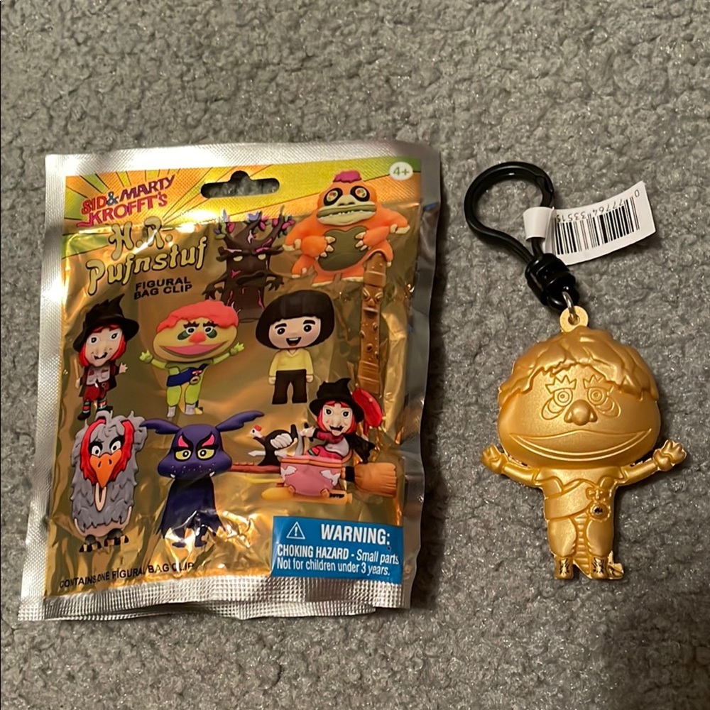 H.R. Pufnstuf Gold Exclusive A Figural Bag Clip Keychain Blind Bag